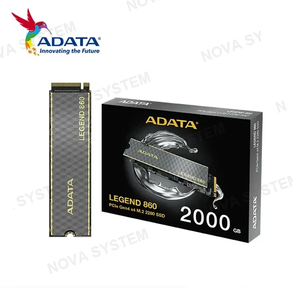 Adata SSD 2TB ADATA LEGEND 860 NVMe M.2 2280 Pcie GEN 4.0x4 (PN:SLEG-860-2000GCS)