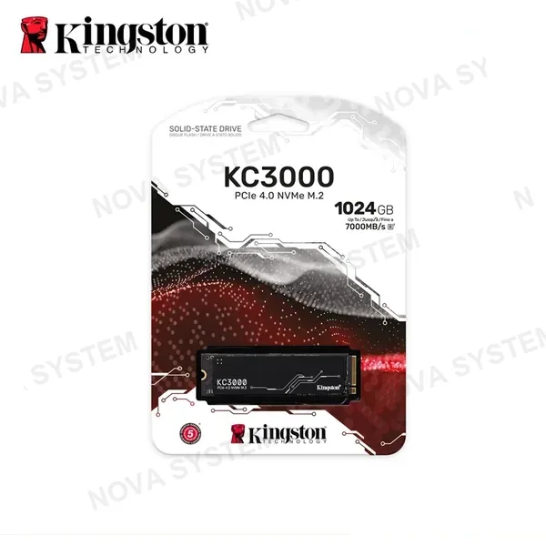 Kingston SSD 1024GB KINGSTON KC3000 NVMe M.2 2280 Pcie 4.0 (PN:SKC3000S/1024G)