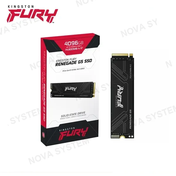 Kingston SSD 4096GB KINGSTON FURY RENEGADE G5 NVMe M.2 2280 Pcie 5.0 (PN:SFYR2S/4T0)