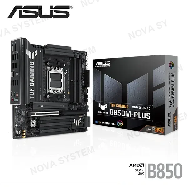 ASUS PLACA ASUS TUF GAMING B850M-PLUS M.ATX DDR5 AMD AM5 (PN:90MB1J30-M0EAY0)