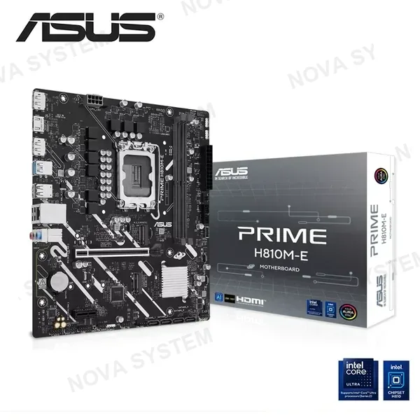 ASUS PLACA ASUS PRIME H810M-E M.ATX DDR5 LGA 1851 (PN:90MB1N20-M0EAY0)