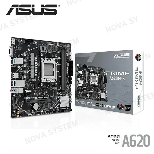 ASUS PLACA ASUS PRIME A620M-K M.ATX DDR5 AMD AM5