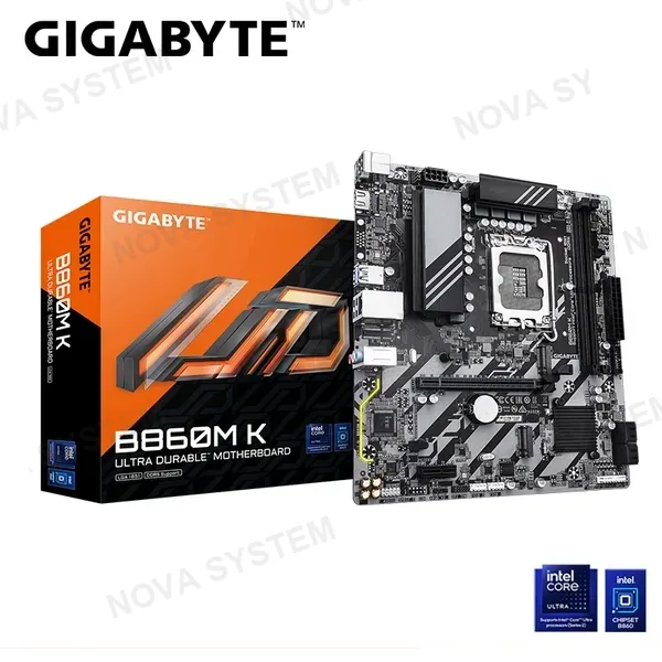Gigabyte PLACA GIGABYTE B860M-K M.ATX DDR5 LGA 1851 (PN:9MB86MK-00-G10)