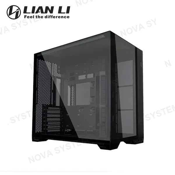 Lian Li CASE LIAN LI O11 VISION COMPACT BLACK SIN FUENTE VIDRIO TEMPLADO MID TOWER (PN:O11VPX)