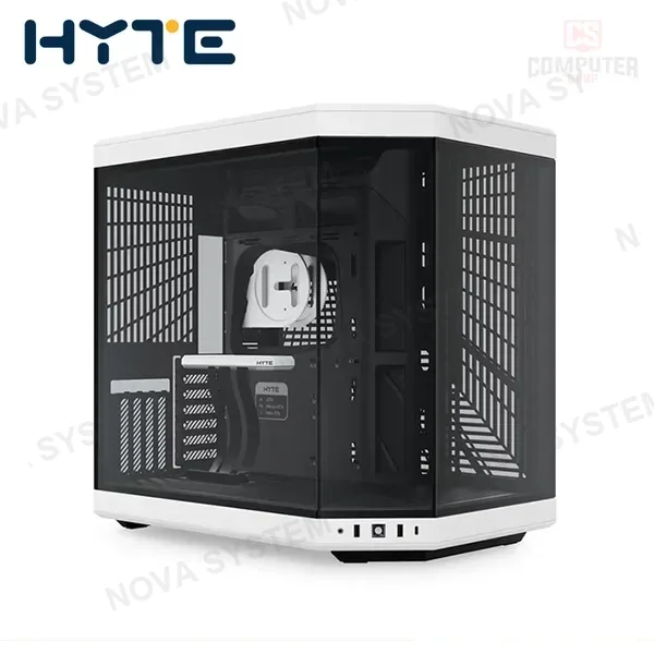 CASE HYTE Y70 BLACK WHITE SIN FUENTE VIDRIO TEMPLADO MID TOWER (PN:CS-HYTE-Y70-BW)