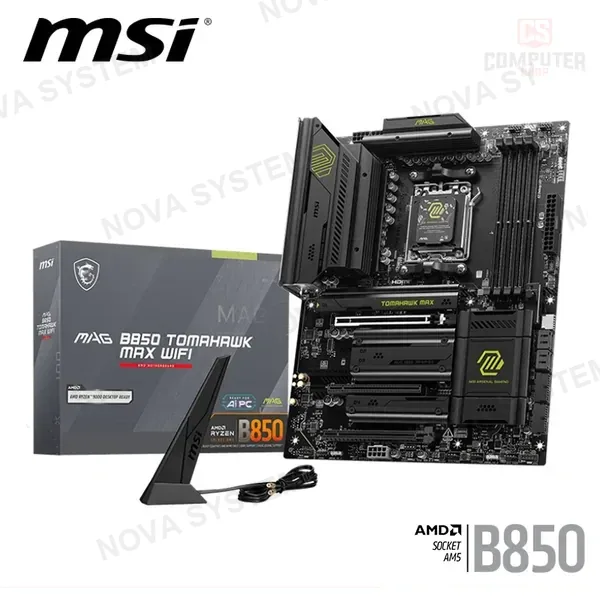 MSI PLACA MSI MAG B850 TOMAHAWK MAX WIFI ATX DDR5 AMD AM5 (PN:911-7E62-002)