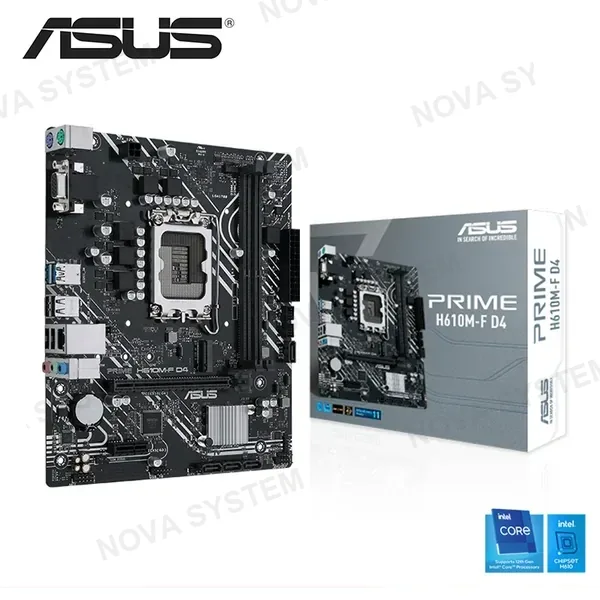 ASUS PLACA ASUS PRIME H610M-F D4 M.ATX DDR4 LGA 1700