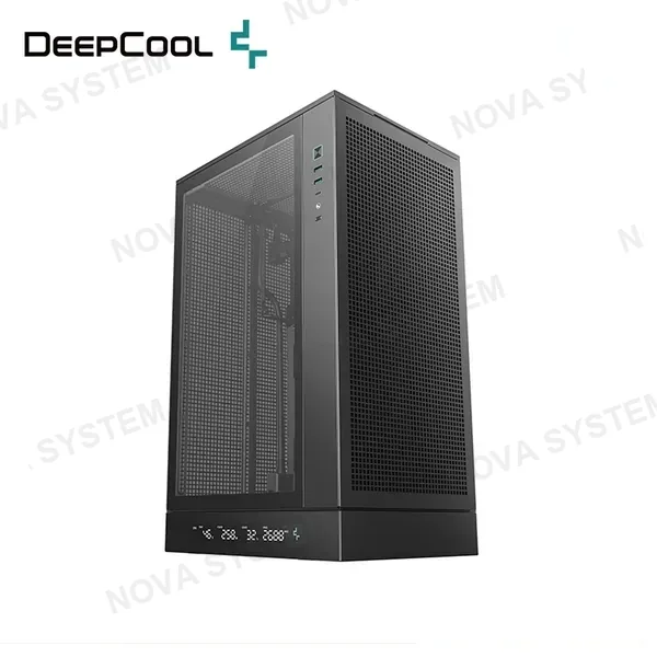 Deepcool CASE DEEPCOOL CH270 DIGITAL BLACK SIN FUENTE VIDRIO TEMPLADO MINI TOWER