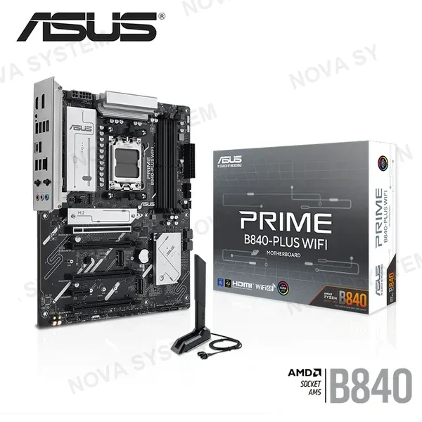 ASUS PLACA ASUS PRIME B840-PLUS WIFI ATX DDR5 AMD AM5 (PN:90MB1IZ0-M0EAY0)