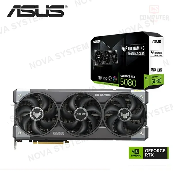ASUS TARJETA DE VIDEO ASUS GEFORCE RTX 5080 16GB GDDR7 256BITS TUF GAMING