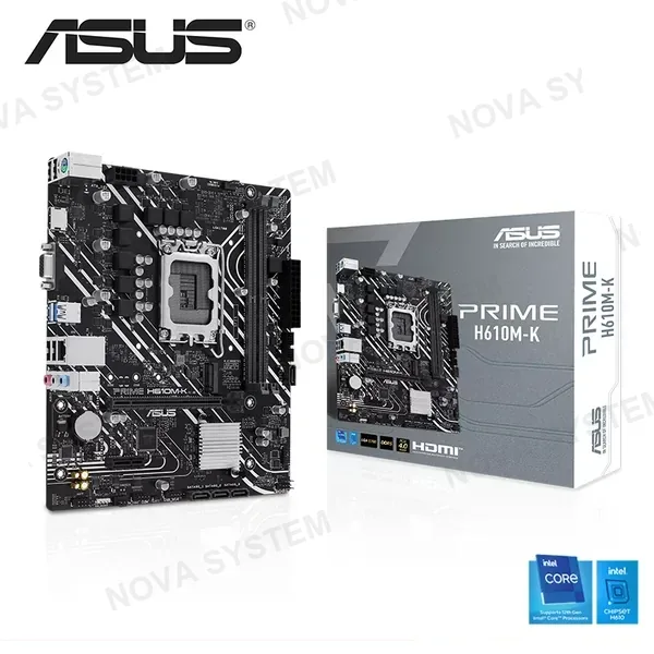 ASUS PLACA ASUS PRIME H610M-K M.ATX DDR5 LGA 1700 (PN:90MB1GA0-M0EAY0)