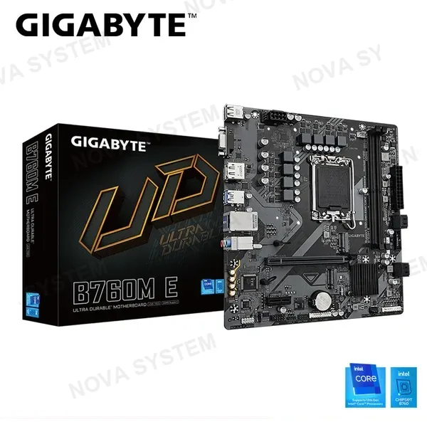 Gigabyte PLACA GIGABYTE B760M E M.ATX DDR5 LGA 1700 (PN:9MB76ME5-00-G10)