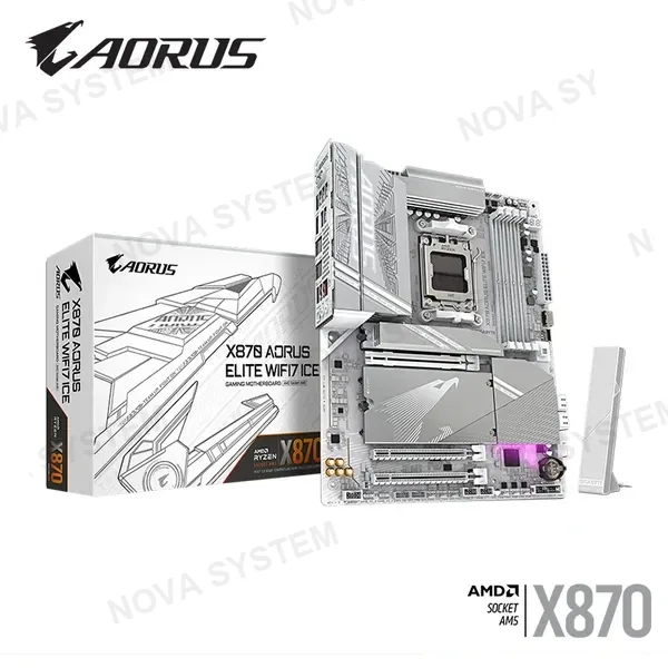 Aorus PLACA AORUS X870 ELITE WIFI 7 ICE ATX DDR5 AMD AM5 (PN:9MX87ELE-00-G11)