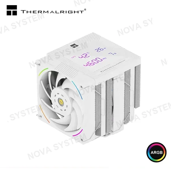 Intel THERMALRIGHT PHANTOM SPIRIT 120 DIGITAL EVO SNOW ARGB COOLER CPU REFRIGERACION AIRE COMPATIBLE AMD/INTEL