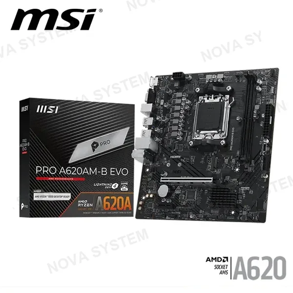 MSI PLACA MSI PRO A620AM-B EVO M.ATX DDR5 AMD AM5 (PN:911-7E36-002)