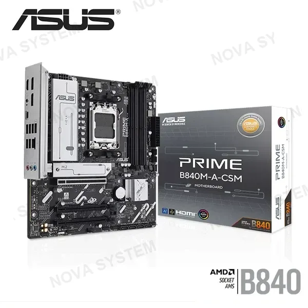 ASUS PLACA ASUS PRIME B840-A-CSM M.ATX DDR5 AMD AM5 (PN:90MB1J10-M0EAYC)