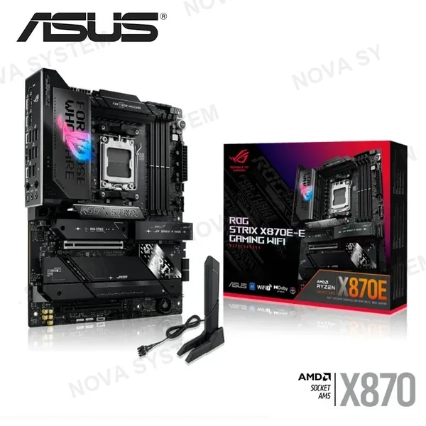 ASUS PLACA ASUS ROG STRIX X870E-E GAMING WIFI ATX DDR5 AMD AM5 (PN:90MB1IB0-M0EAY0)