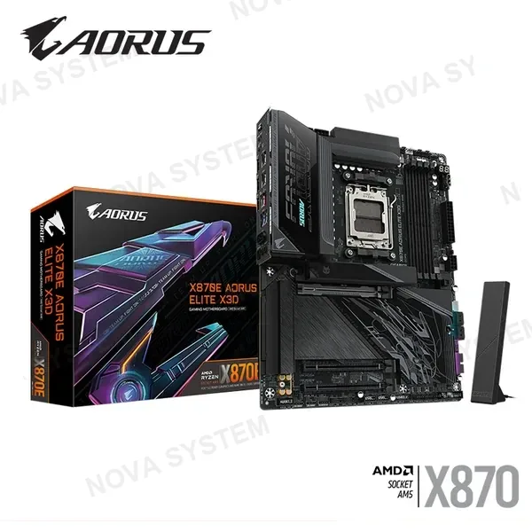 Aorus PLACA AORUS X870E ELITE X3D ATX DDR5 AMD AM5 (PN:9MX87EEX-00-G10)
