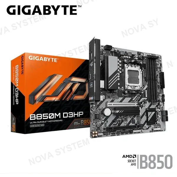 Gigabyte PLACA GIGABYTE B850M D3HP M.ATX DDR5 AMD AM5 (PN:9MB85MHP-00-G12)