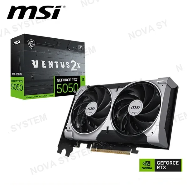 MSI TARJETA DE VIDEO MSI GEFORCE RTX 5050 8GB GDDR6 128BITS VENTUS 2X OC