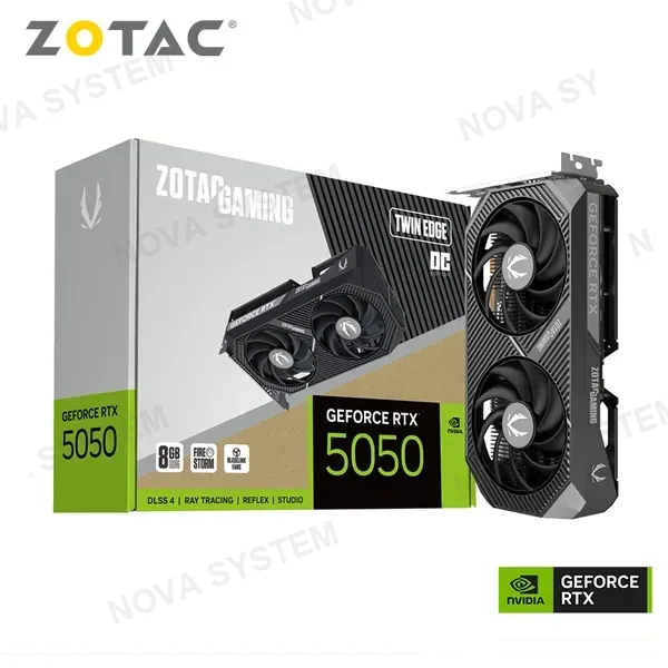 Zotac TARJETA DE VIDEO ZOTAC GAMING GEFORCE RTX 5050 8GB GDDR6 128BITS TWIN EDGE OC