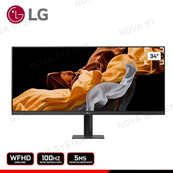 LG MONITOR LG 34U511A-B ULTRAWIDE 34" WFHD 2560x1080/100HZ/5MS (PN:34U511A-BA.AWFDMSN)
