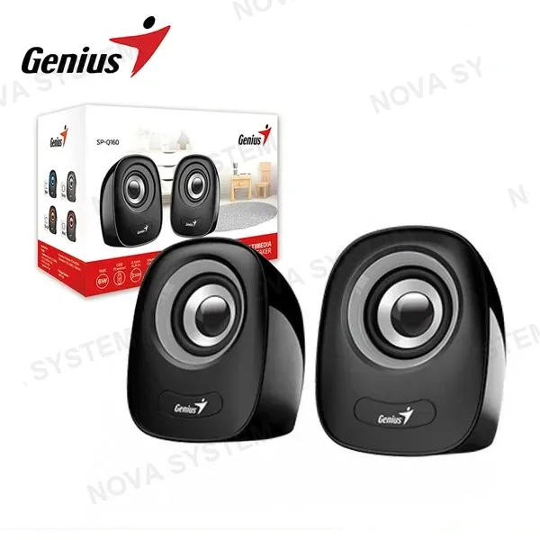 GENIUS PARLANTE GENIUS SP-Q160 GRAY MULTIMEDIA SOUND 2.0 CONEXIÓN USB (PN:SP-Q160.GRAY.USB)