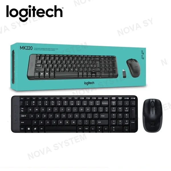 Logitech KIT LOGITECH MK220 WIRELESS BLACK TECLADO + MOUSE (PN:920-004430)