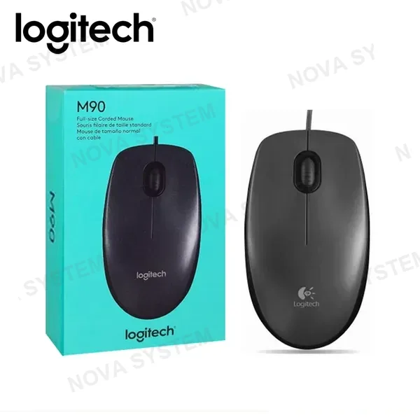 Logitech MOUSE LOGITECH M90 DARK MIDNIGHT DPI 1000 WIRED USB