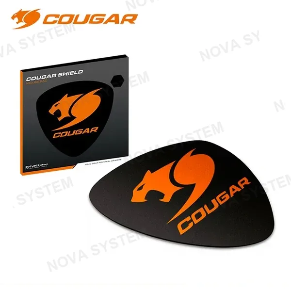 Cougar MOUSE PAD COUGAR SHIELD BLACK ORANGE TAMAÑO 207x207x3mm