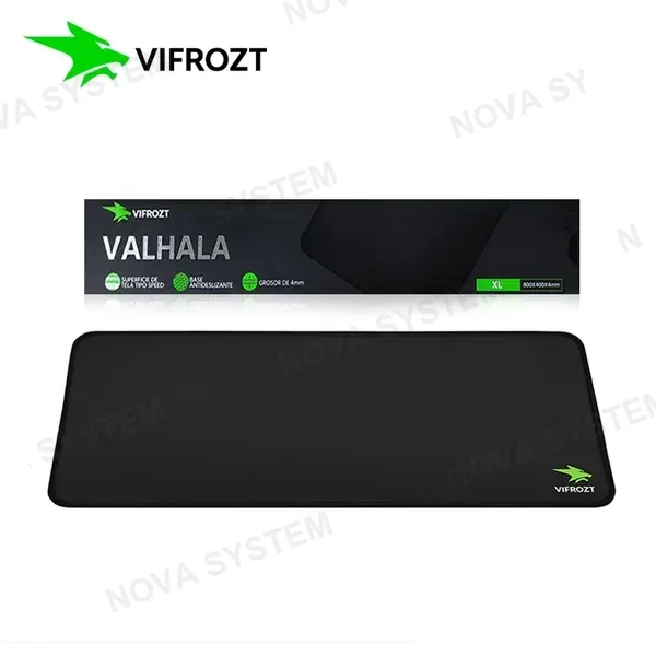 MOUSE PAD VIFROZT VALHALA BLACK TAMAÑO 3XL 1200x600x4mm (PN:VF-MPB4003XL)