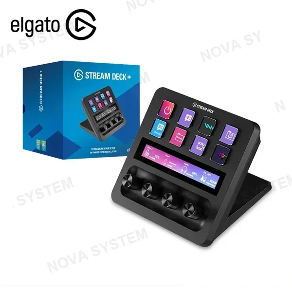 LG ELGATO STREAM DECK+ BLACK CONTROLADOR DE ESTUDIO & MEZCLADOR DE AUDIO (PN:20GBD9901)