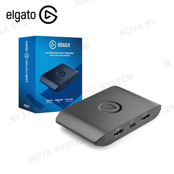 LG ELGATO HD60 X TARJETA DE CAPTURA DE VIDEO EXTERNA COMPATIBLE CON G-SYNC