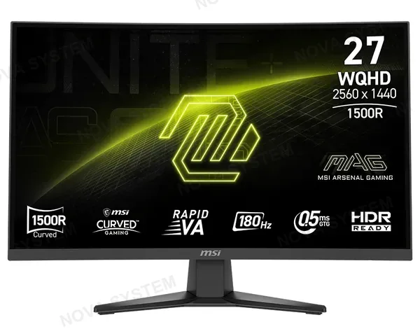MSI MONITOR GAMER MSI MAG 275CQF-E18 27″ RAPID VA QHD 180H
