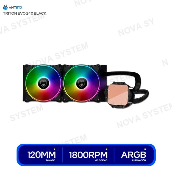 ANTRYX SISTEMA DE ENFRIAMIENTO LIQUIDO ANTRYX TRITON EVO 240 B...