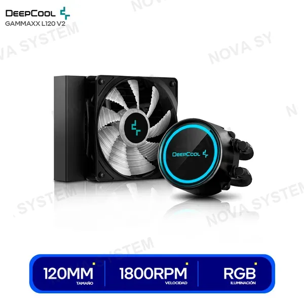 DEEPCOOL SISTEMA DE ENFRIAMIENTO LIQUIDO DEEP COOL GAMMAXX L120 ...