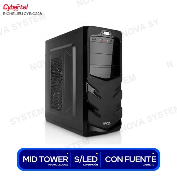 CASE CYBERTEL RICHELIEU CYB C228 GABINETE 230W...