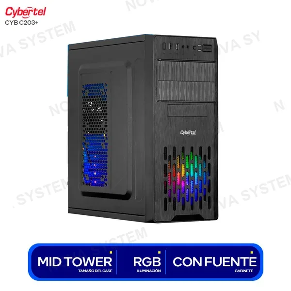 CASE CYBERTEL NEWTON ( CYB C203+ ) PSU 230W / FAN / RA...