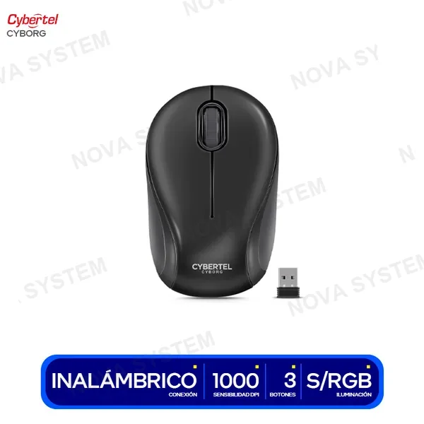 MOUSE CYBERTEL CYBORG ( CYB M318 ) / WIFI / USB...