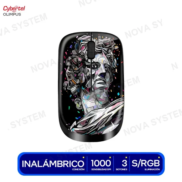 MOUSE CYBERTEL OLIMPUS ( CYB M323 ) / WIFI / USB...