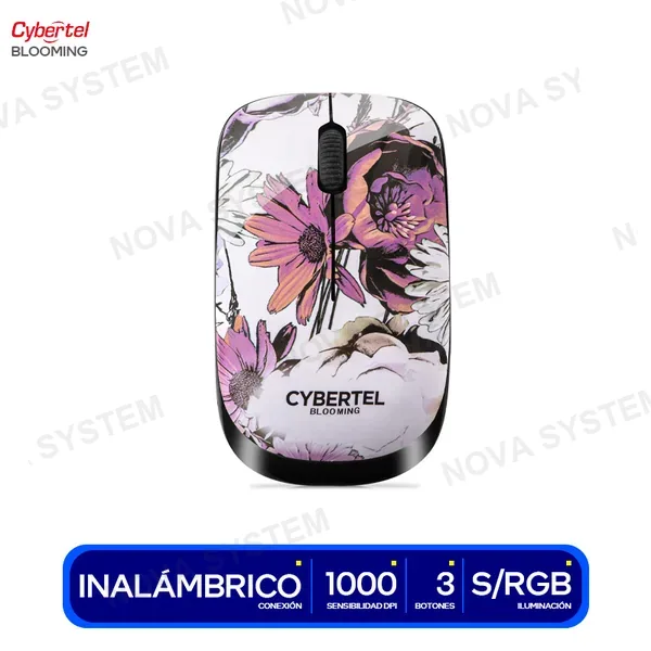 MOUSE CYBERTEL BLOOMING ( CYB M309 ) / WIFI / USB...