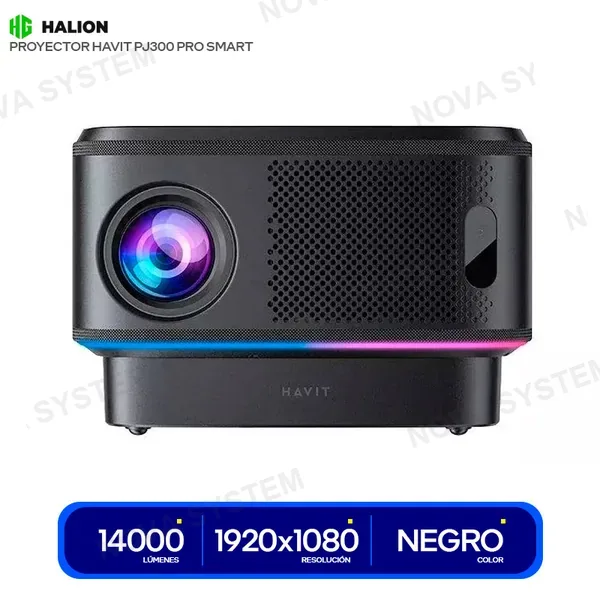PROYECTOR HAVIT PJ300 PRO SMART ( HVPJ-PJ300 PRO-US-BK ...