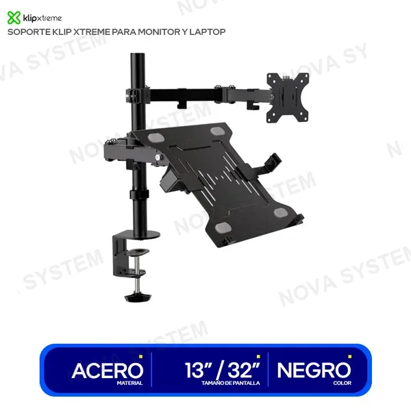 KLIP SOPORTE KLIP XTREME PARA MONITOR 13’’-32’’ - LA...