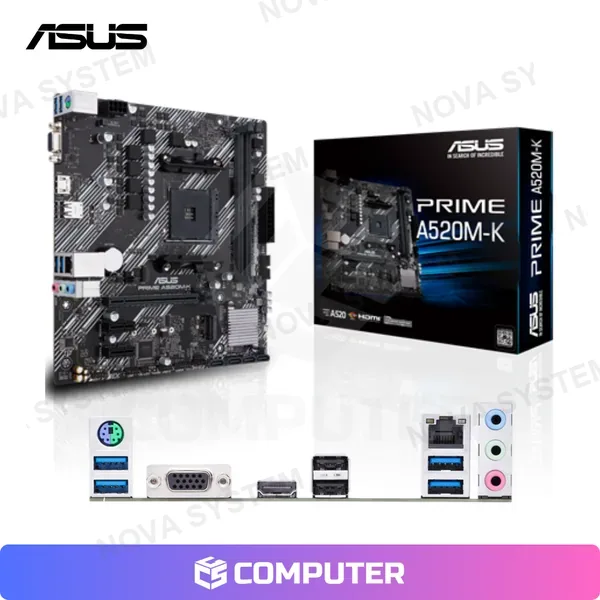 ASUS PLACA MADRE ASUS PRIME A520M-K DDR4/AM4