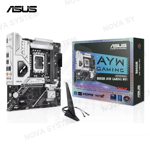 ASUS PLACA MADRE ASUS B860M AYW GAMING WIFI6 DDR5/LGA1851