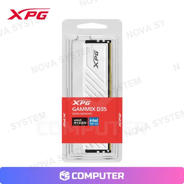 XPG MEMORIA RAM XPG 8GB 3200MHZ D35 GAMMIX WHITE