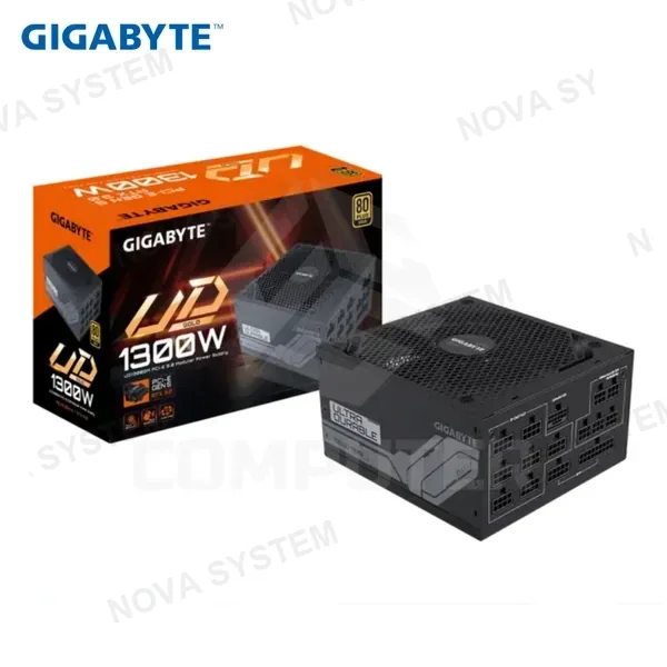 Gigabyte FUENTE DE PODER GIGABYTE UD1300GM PG5 1300W 80 PLUS GOLD MODULAR