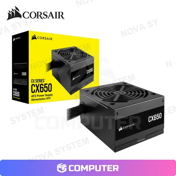 Corsair FUENTE DE PODER CORSAIR CX650 BLACK 650W 80 PLUS BRONZE