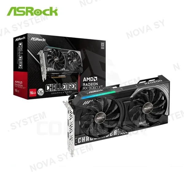 Asrock TARJETA DE VIDEO ASROCK CHALLENGER RX9060 XT 16GB