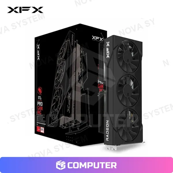 XFX TARJETA DE VIDEO XFX RX 9060 XT SWIFT GAMING EDITION 16GB GDDR6 X3